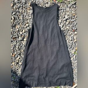 animale black dress with a relaxed fit size small
